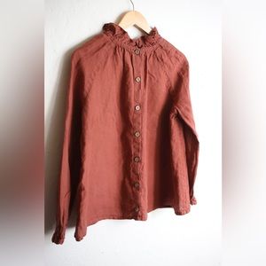 La Petite Alice Linen Blouse